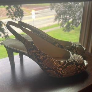 Kelly & Katie Peep Toe Heels